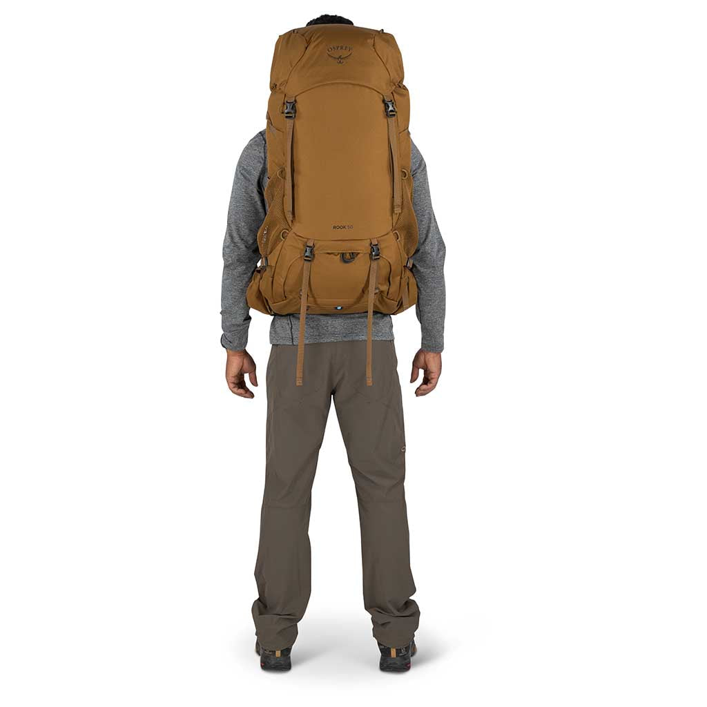 Rook 50 | Men's Osprey 10005870 Backpacks One Size / Histosol Brown/Rhino Grey