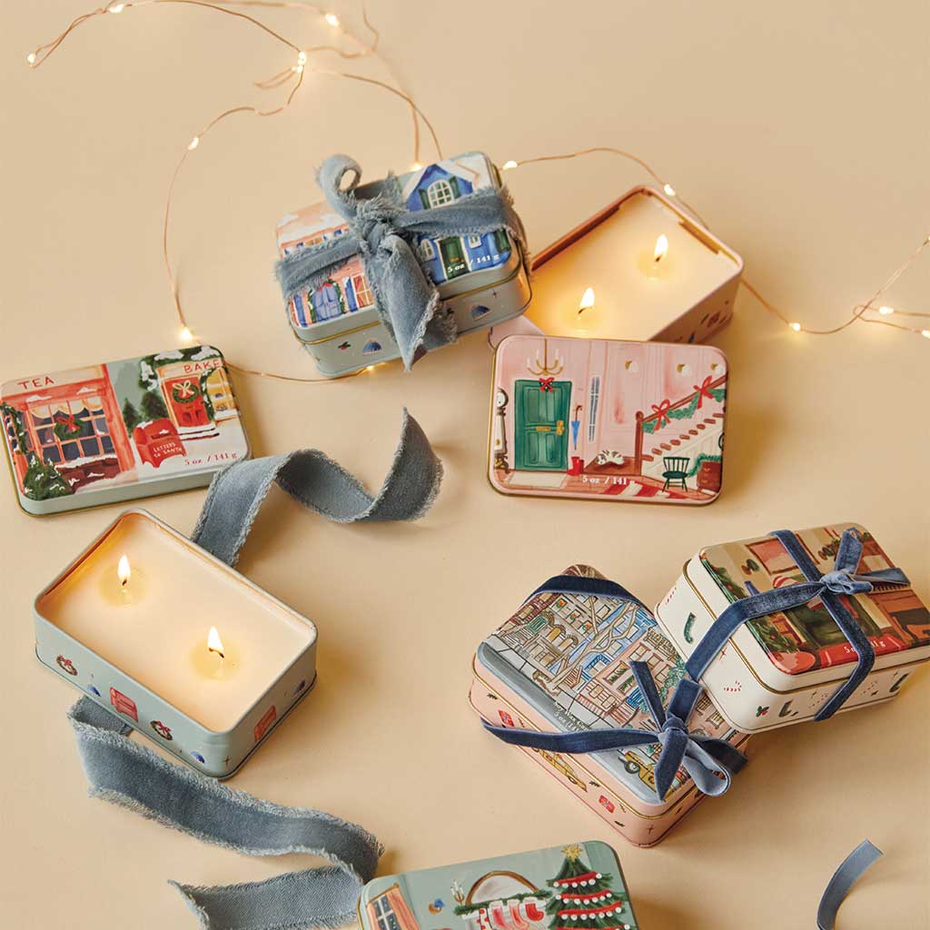 Christmas Tin | Sweet Orange & Fir Paddywax CT0504EU Candles 5oz / Storefront