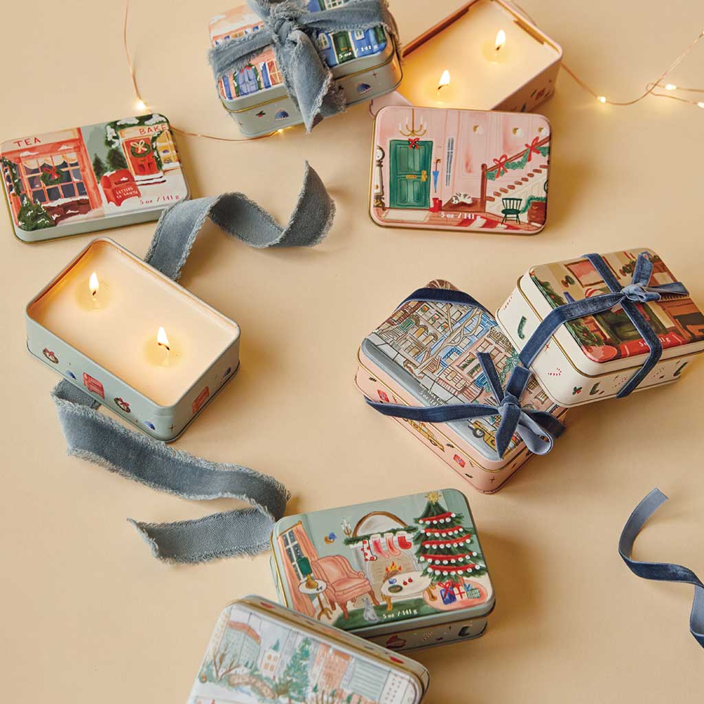 Christmas Tin | Sweet Orange & Fir Paddywax CT0504EU Candles 5oz / Storefront