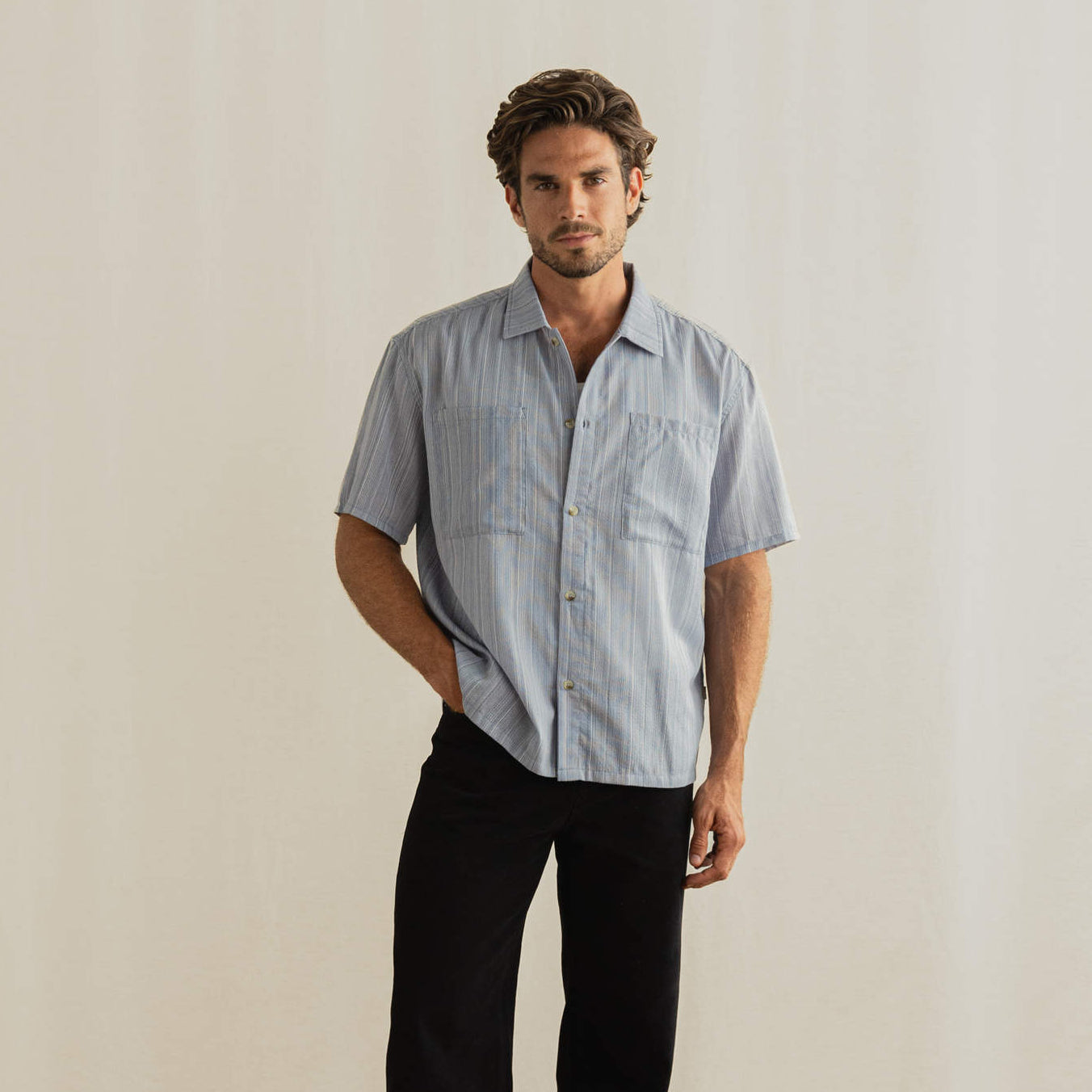 Relaxed Fit Oversize Pocket Shirt | Men's Rhythm Men's Shirts
