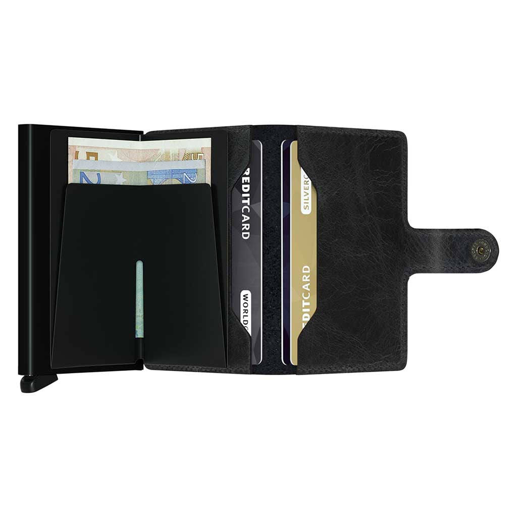 Miniwallet Vintage Secrid mv-black Wallets One Size / Black