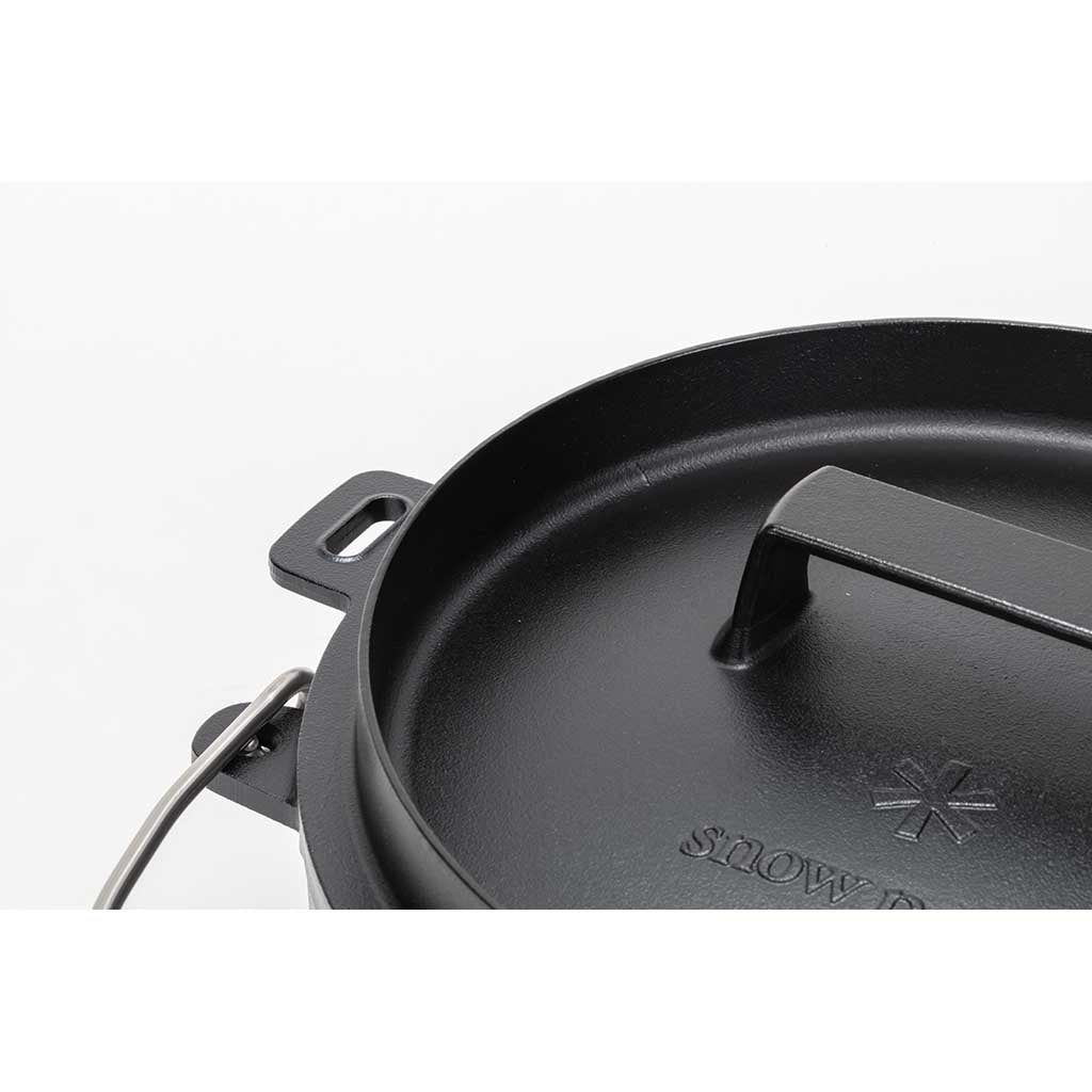 Cast Iron Oven 26cm Snow Peak CS-520 Dutch Ovens 26cm / Black