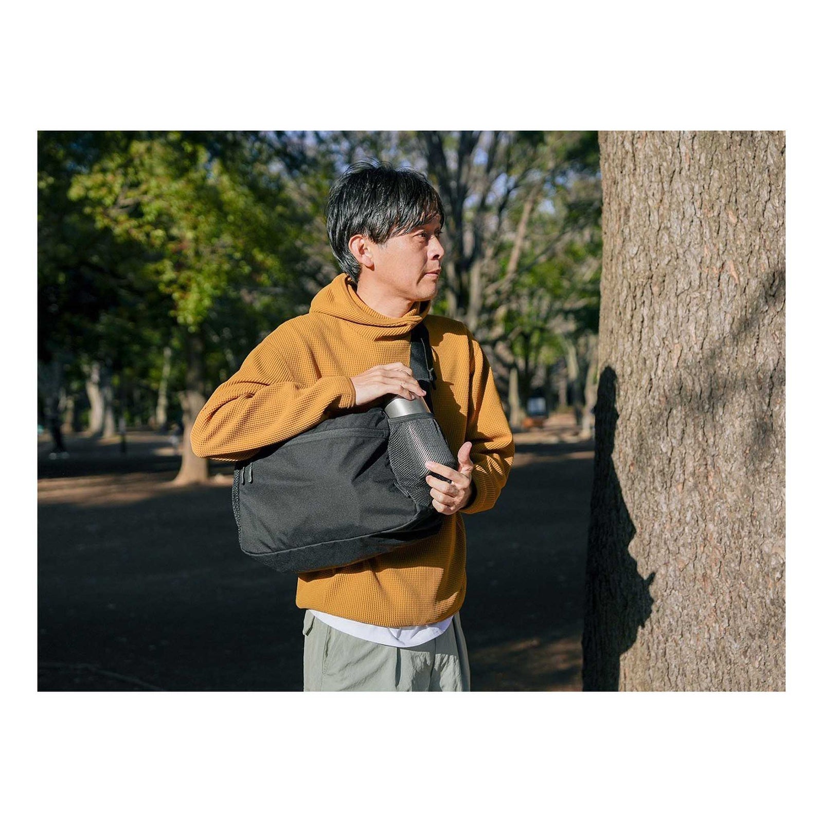 Everyday Use Middle Shoulder Bag Snow Peak AC-25SU40300012 Messenger Bags One Size / Grey
