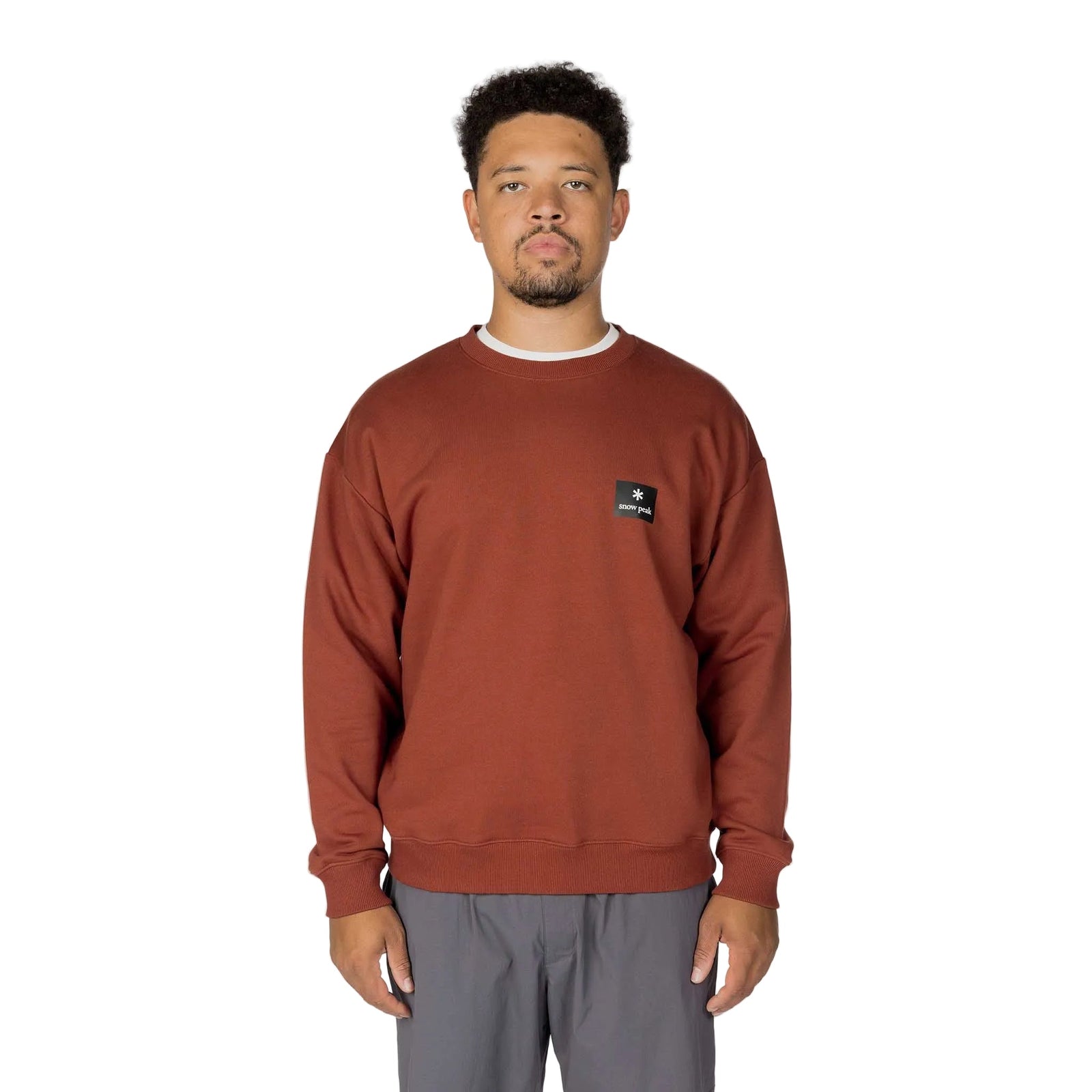 NSD Square Logo Pullover Snow Peak Unisex Pullovers