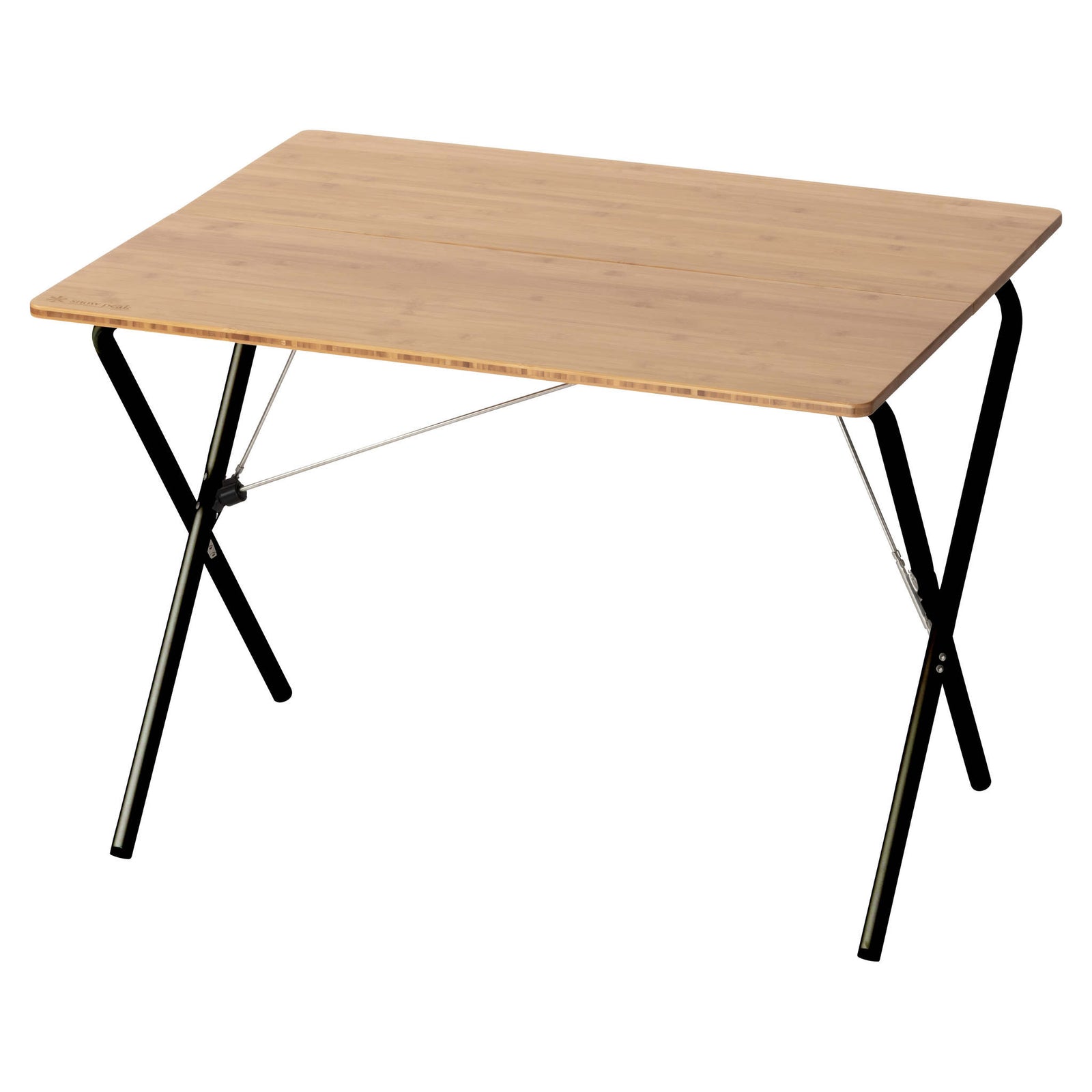 Single Action Table Bamboo Light Snow Peak Outdoor Tables