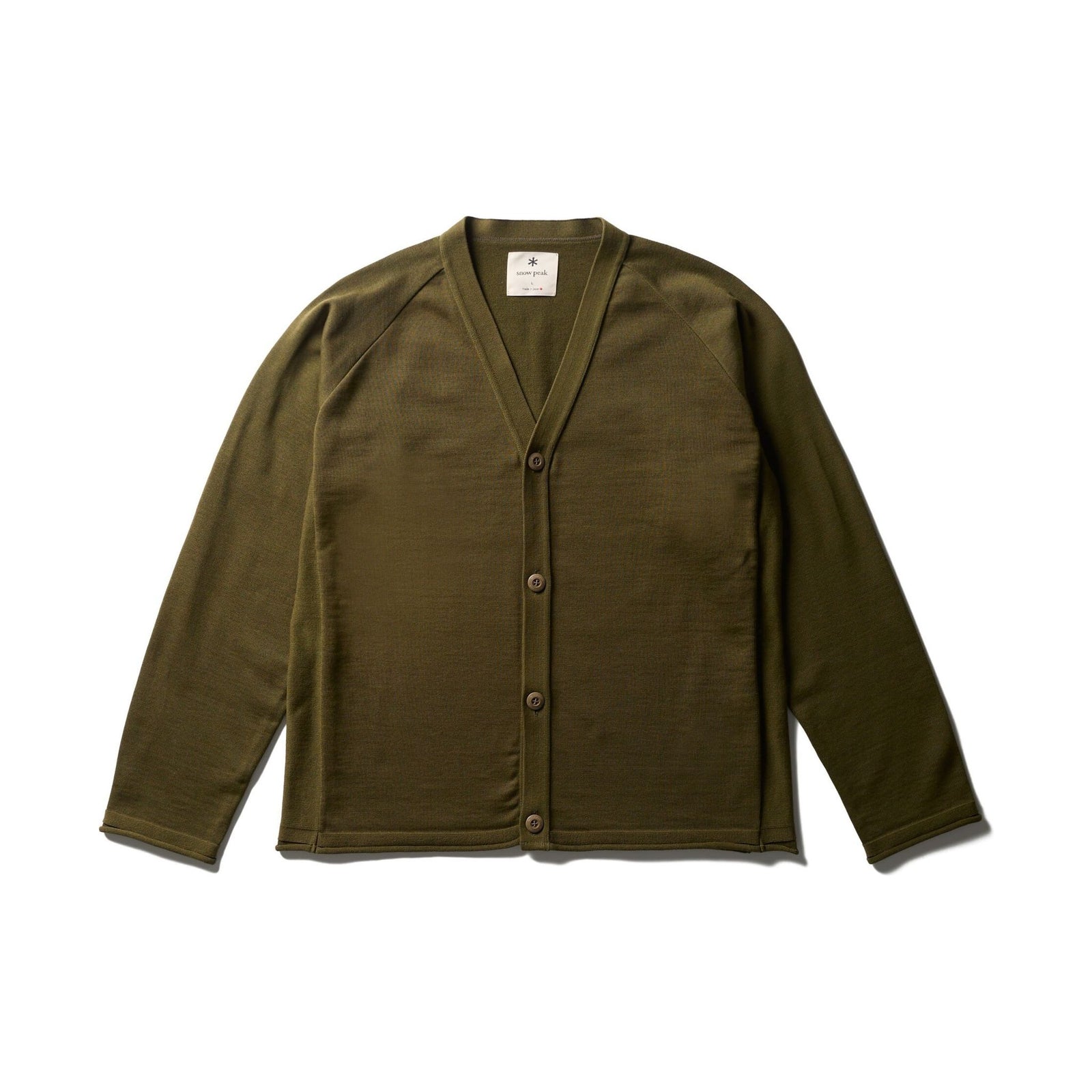 Water-Repellent Knit Cardigan Snow Peak Unisex Cardigans