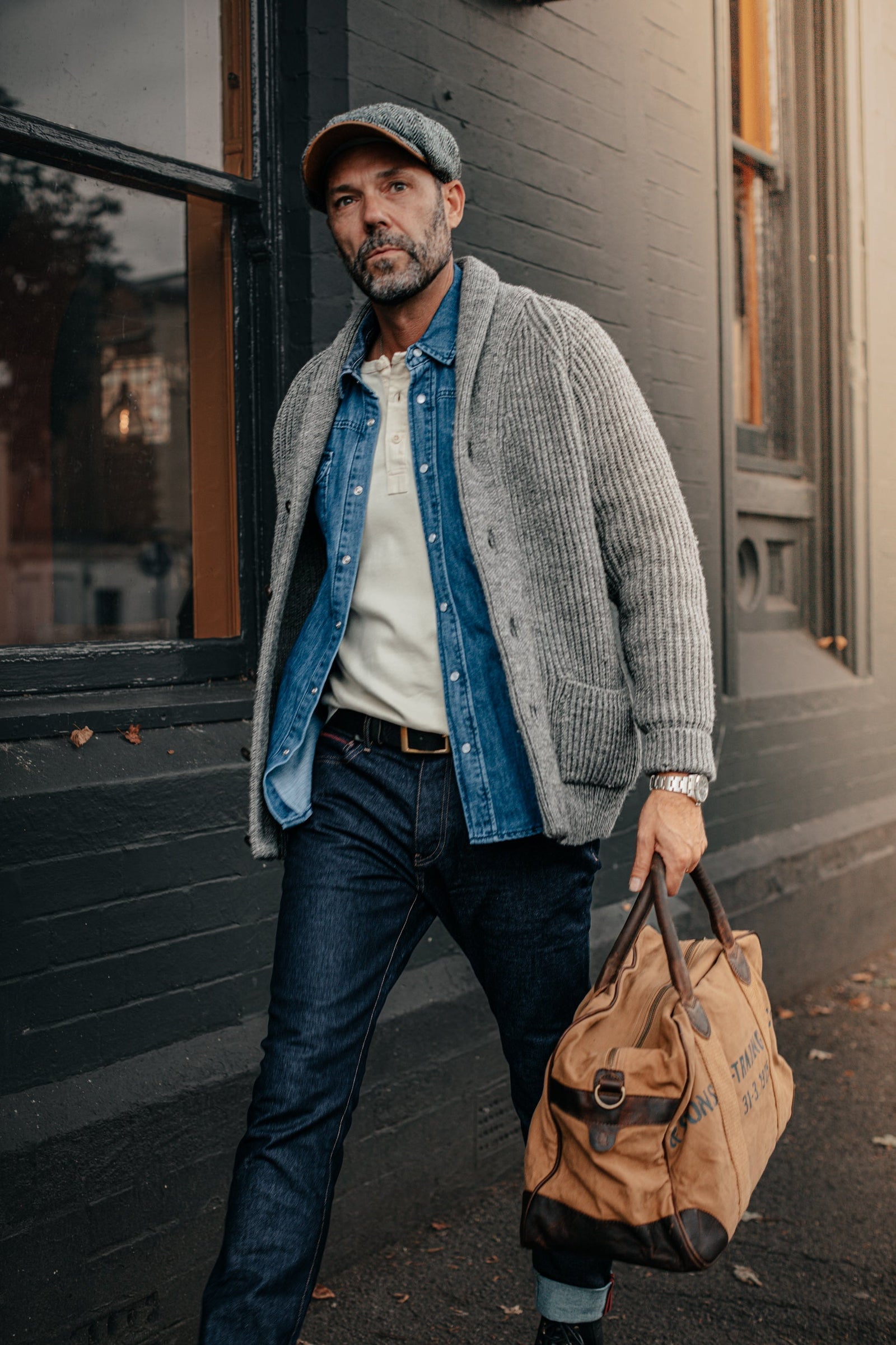 Pioneer British Wool Cardigan &SONS Men's Knitted Cardigans