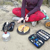 Cooking and Cutlery Kit The Nomads Kitchen TNK003 Cutlery Sets 2 Person / Black