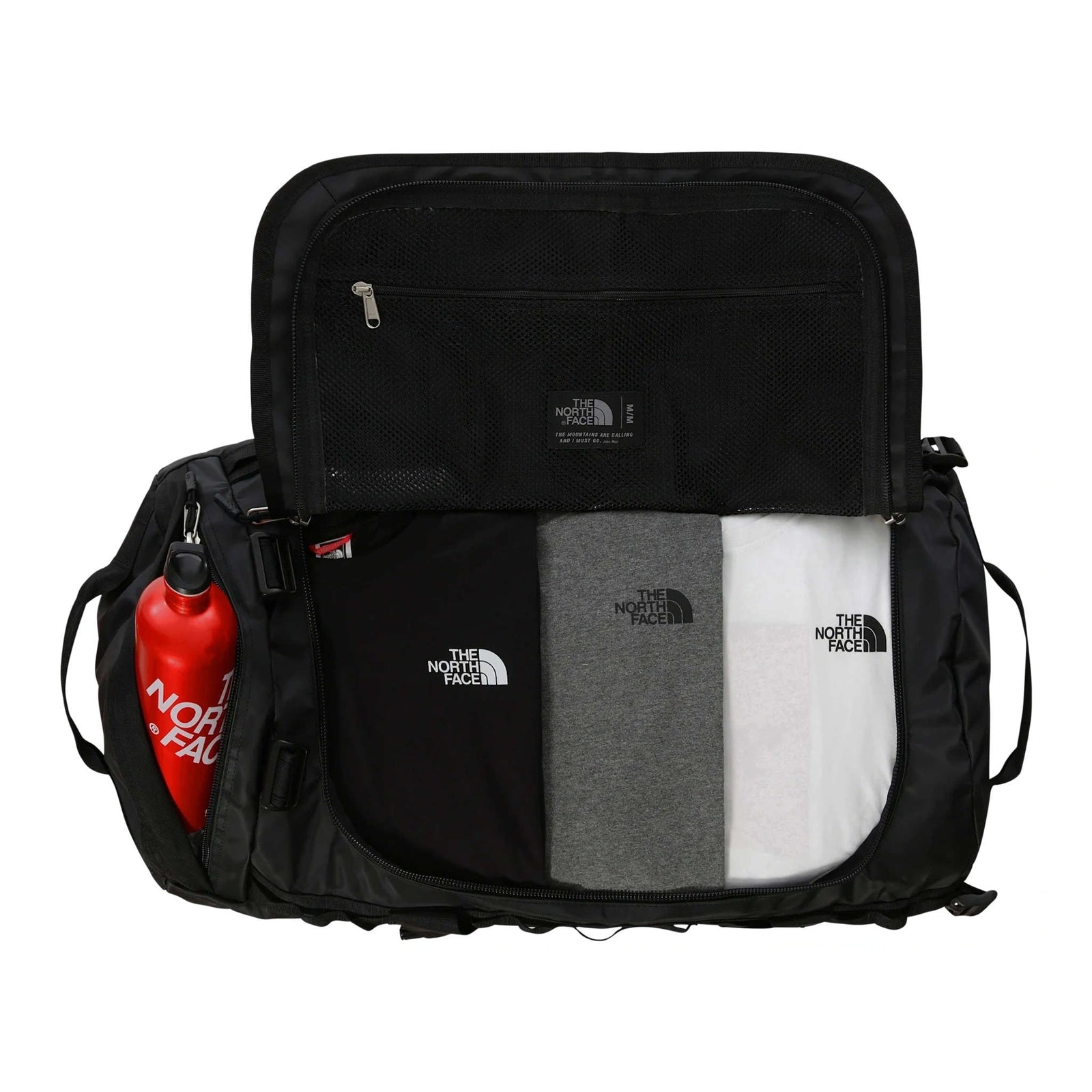 Base Camp Duffle - M The North Face NF0A52SA53R-OS Duffle Bags 71L / TNF Black/TNF White/NPF