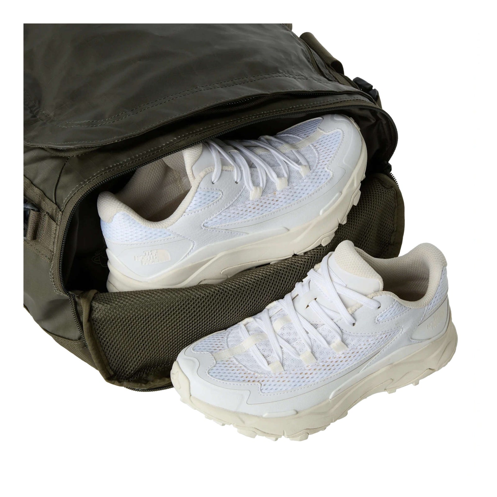 Base Camp Voyager Duffle The North Face NF0A52RQ4WC-OS Duffle Bags 42L / New Taupe Green/TNF Black/NPF