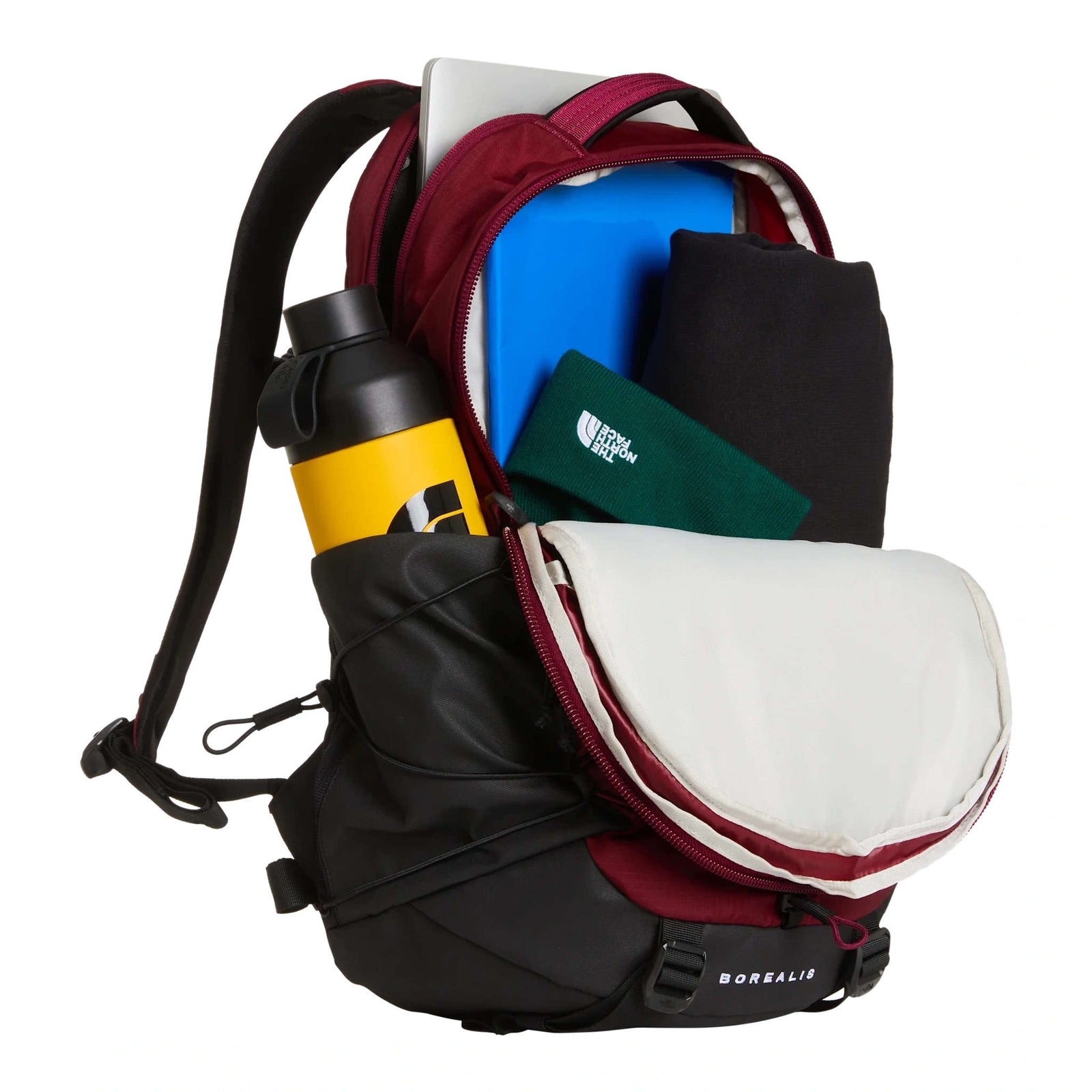 Borealis Backpack The North Face NF0A52SERH1-OS Backpacks 28L / Burgundy Crush/TNF Black