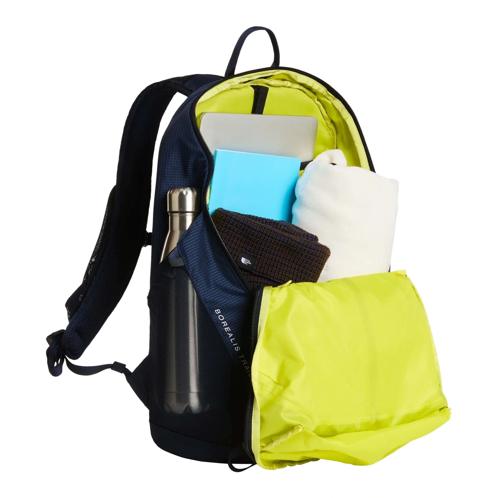 Borealis Trail Backpack The North Face NF0A8E9ZXBP-OS Backpacks 28L / Midnight Sky/Sun Yellow