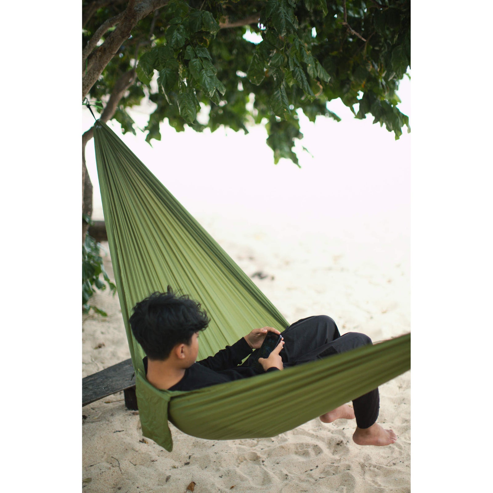 Compact Hammock Ticket To The Moon TMC85 Hammocks 320 x 155 cm / Leaf Green