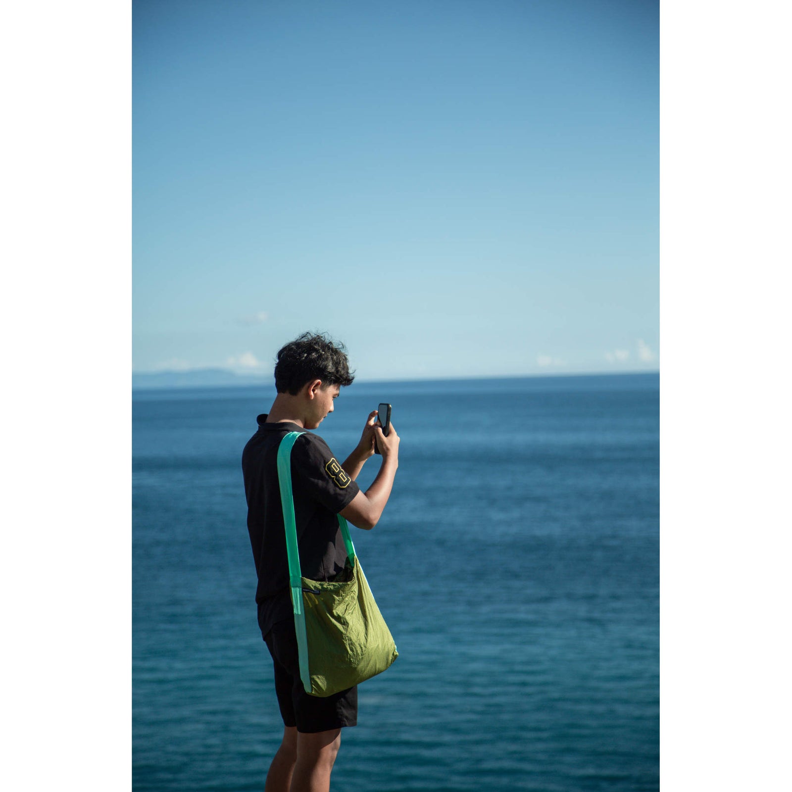 Eco Bag Ticket To The Moon TMEBS8988 Tote Bags 10L / Petrol Green/Exotic Ocean