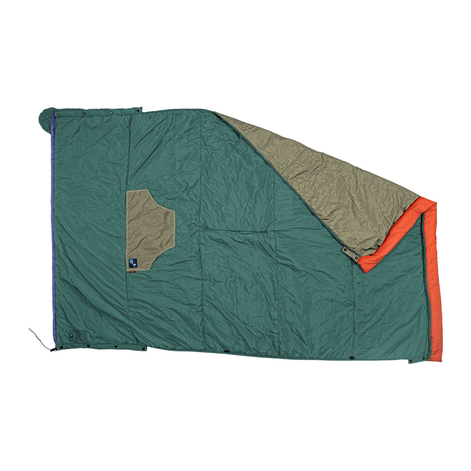 Moonblanket Compact Ticket To The Moon TMBCOM51 Blankets One Size / Forest Green/Light Grey