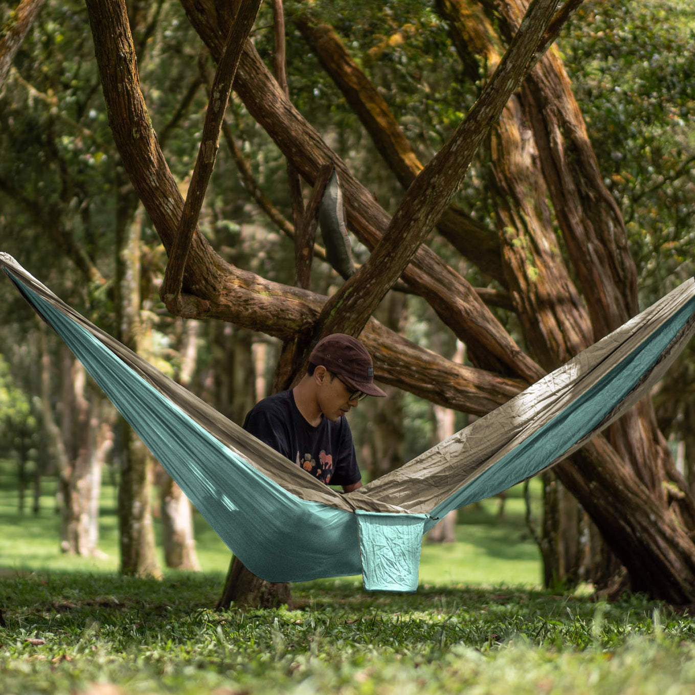 Original Hammock Ticket To The Moon TMO7172 Hammocks 320 x 200 cm / Mint/Ice Brown