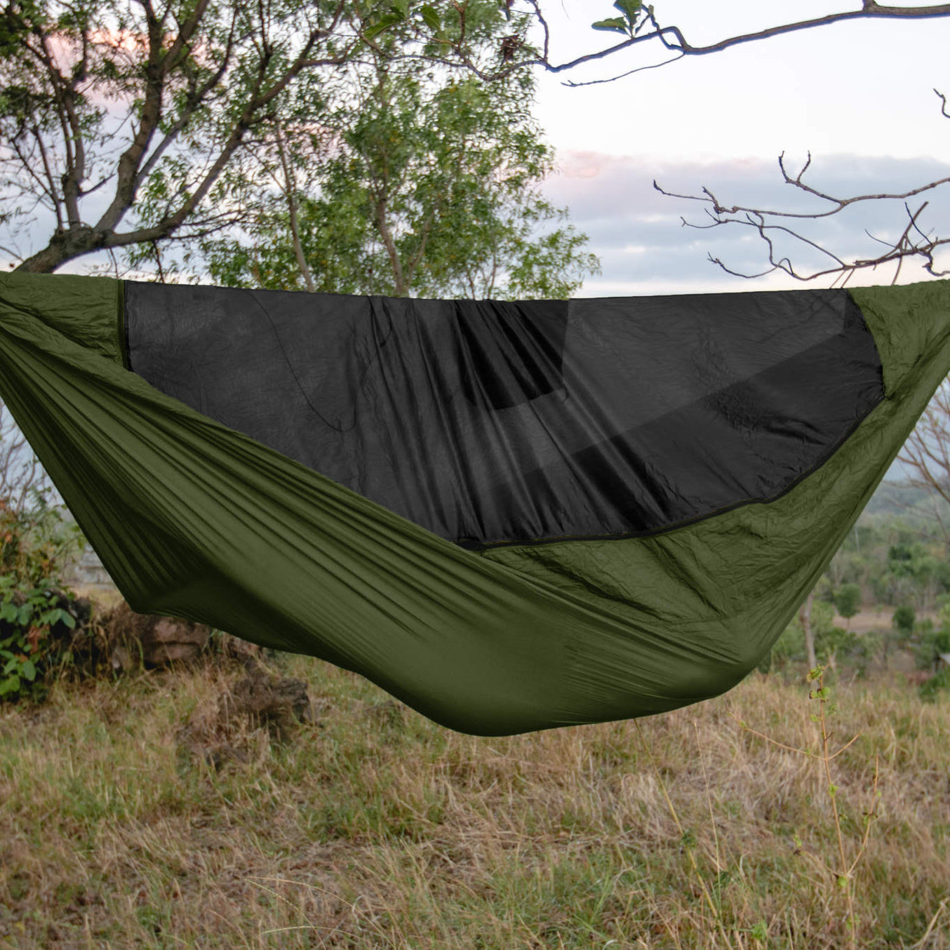 Pro Hammock Ticket To The Moon TMPRO2407 Hammocks 325 x 170 cm / Army Green