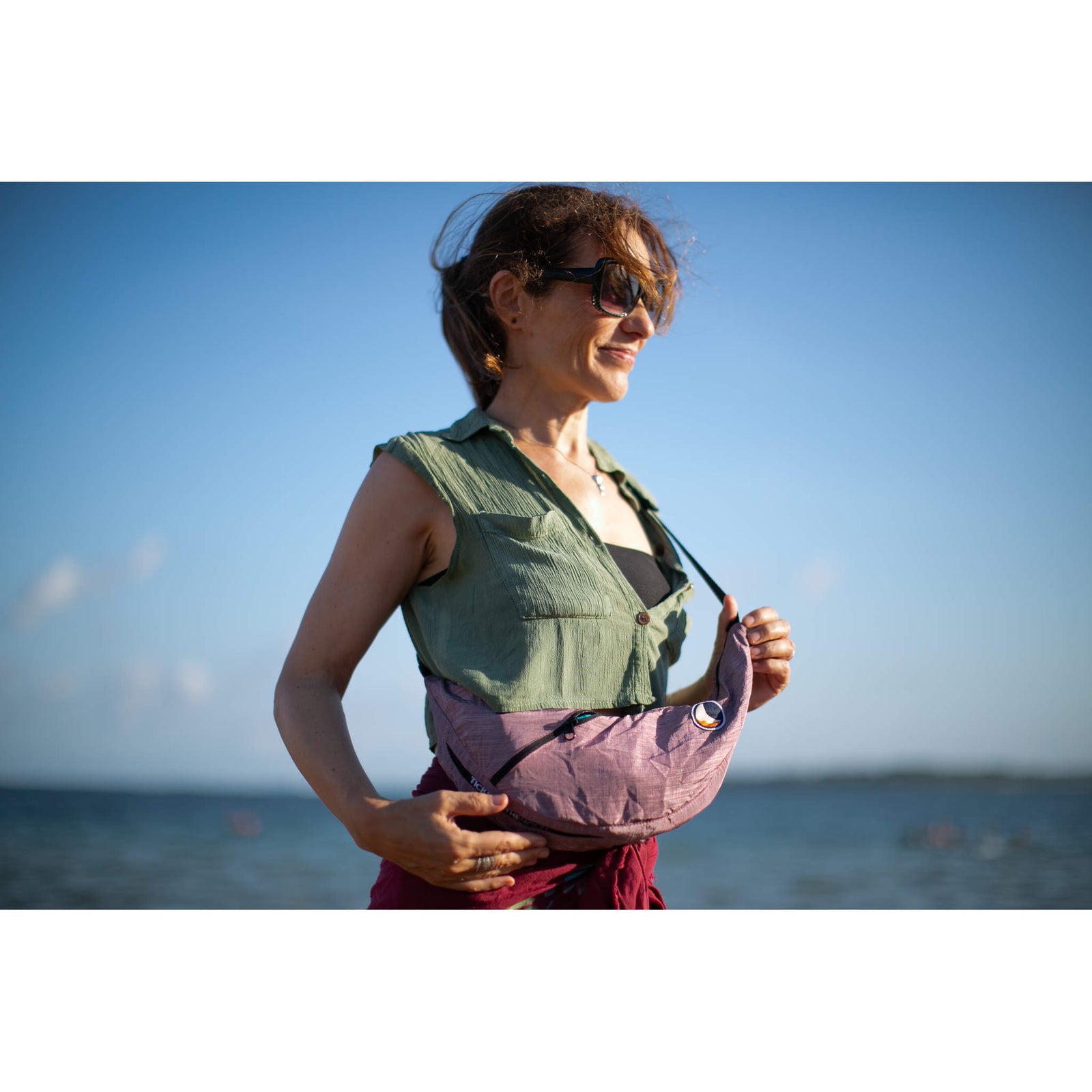 Sling Bag | Premium Ticket To The Moon TMSLBPR46 Sling Bags One Size / Rossy