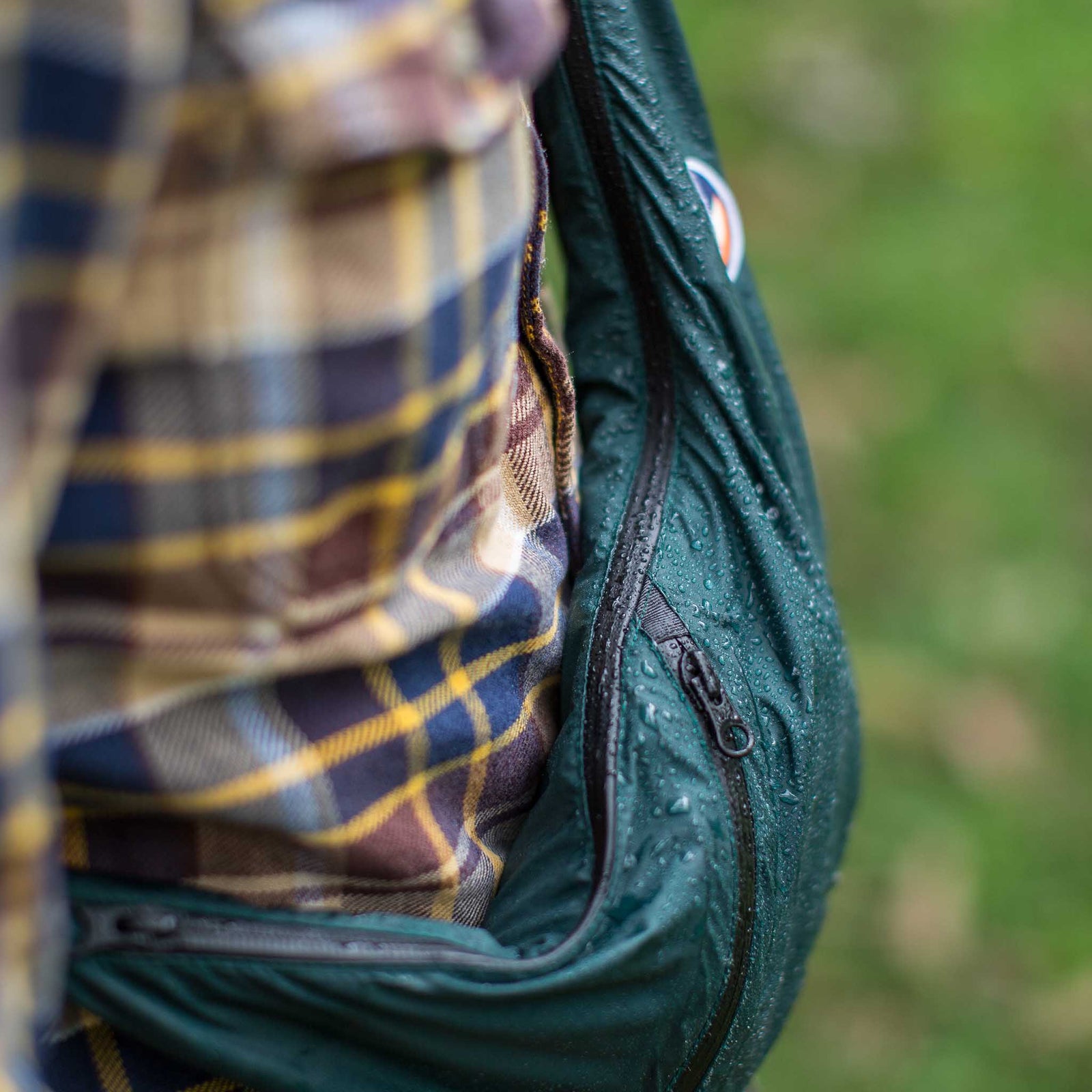 Sling Bag | Water Resistant Ticket To The Moon TMSLBWR105 Sling Bags One Size / Green