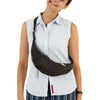 Upcycled Sling Bag Ticket To The Moon TMSLB0707 Sling Bags One Size / Black