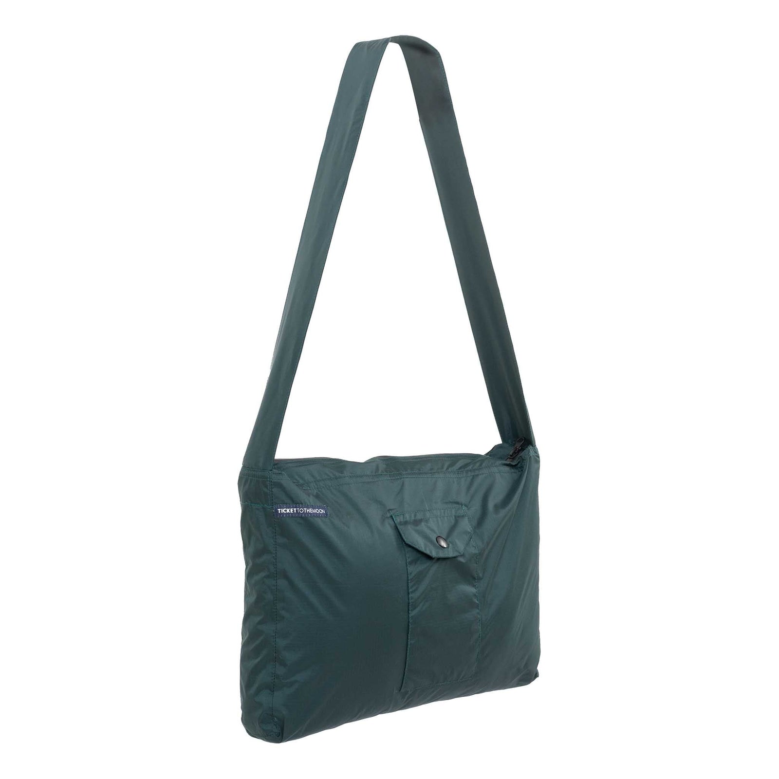 Zipper Bag | Water Resistant Ticket To The Moon TMEMZWR105 Tote Bags 10L / Green