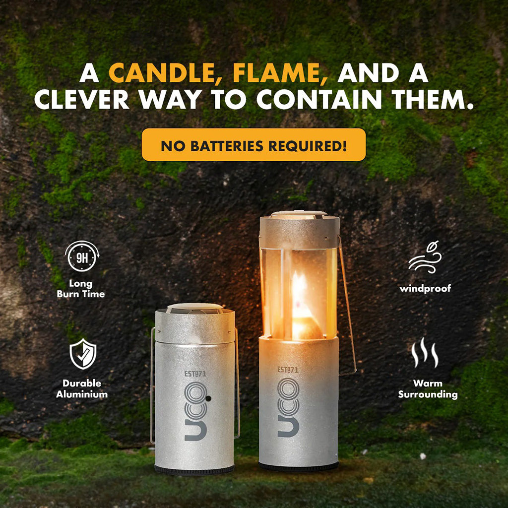 9 Hour Original Candle Lantern UCO Gear UCO23GRN Lanterns One Size / Forest Green