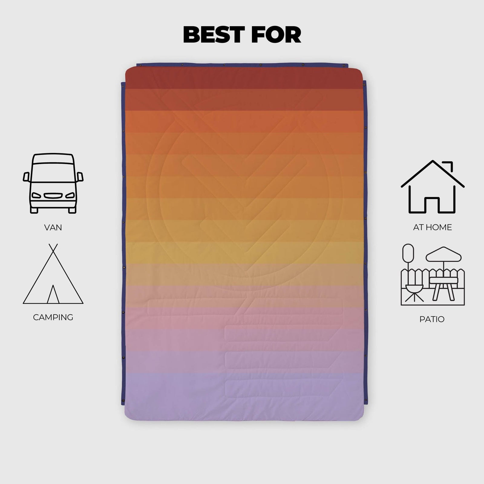 CloudTouch Blanket Voited V2501BLCTCGLD Blankets One Size / Golden drift