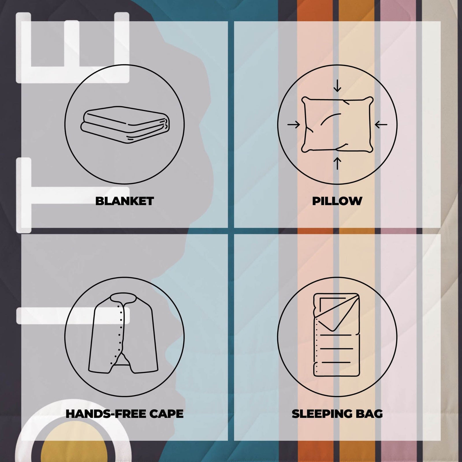 CloudTouch Blanket Voited V2502BLCTCPKS Blankets One Size / Peaks