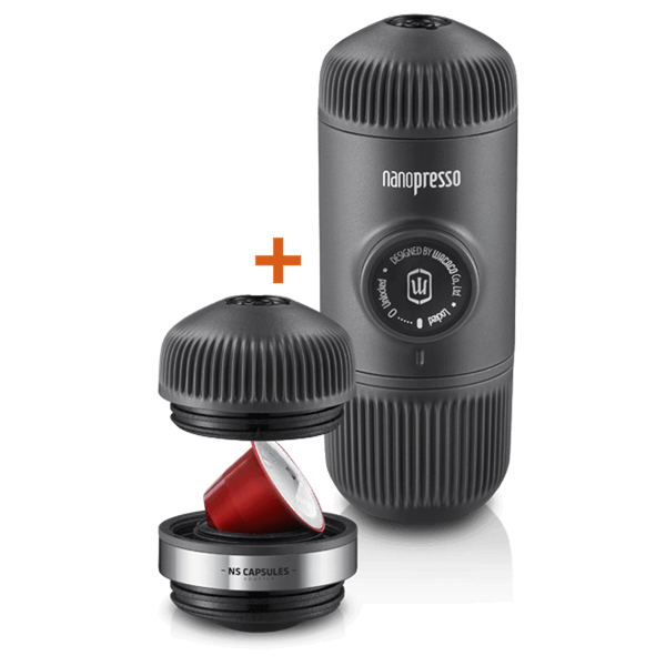 Nanopresso + NS Adapter Wacaco 4897066230108 Coffee Makers One Size / Black