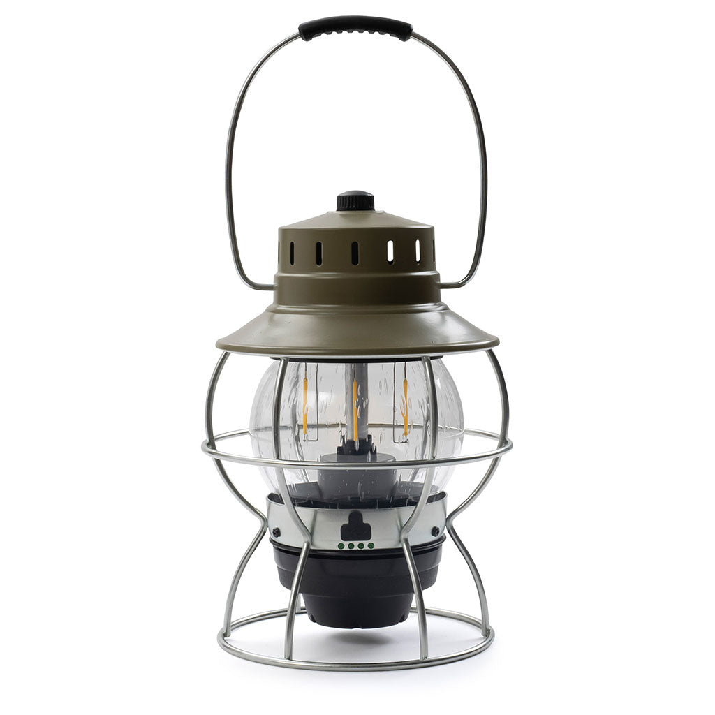 Railroad Lantern Barebones Living LIV-281 Lanterns One Size / Olive Drab