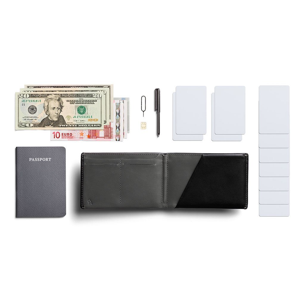 Travel Wallet - RFID Bellroy WTRB-BLK-301 Wallets One Size / Black