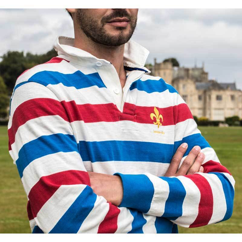 Lausanne 1871 Rugby Shirt Black & Blue 1871 Shirts - Rugby Shirts