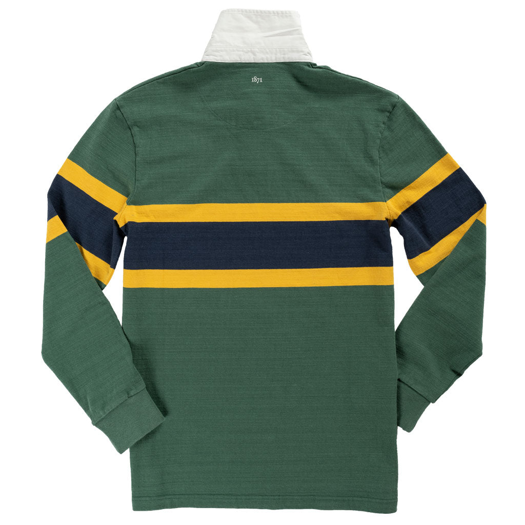 Outdoor Heritage Rugby Shirt Black & Blue 1871 Rugby Shirts
