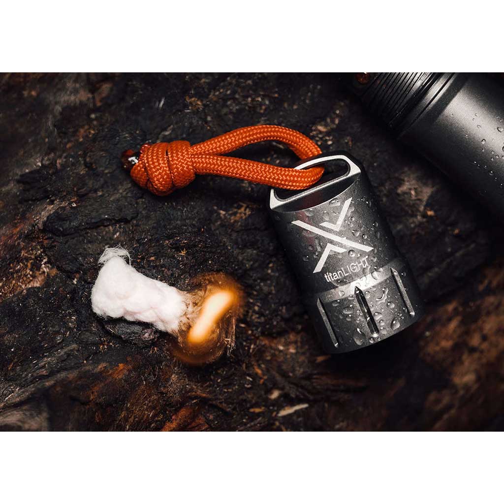titanLIGHT Lighter Exotac TITANLIGHT-GUN Firestarters One Size / Gunmetal