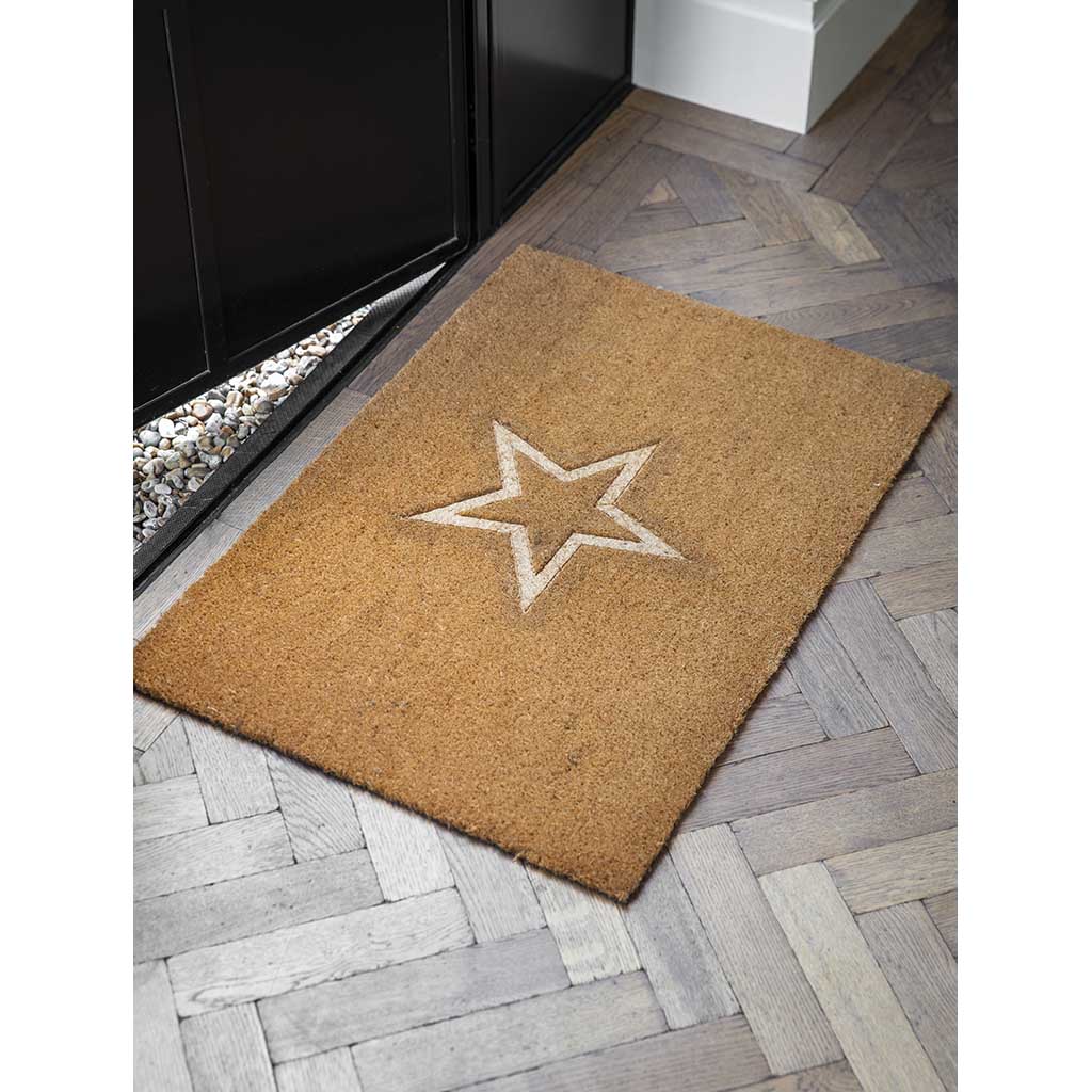 Embossed Star Doormat Garden Trading Doormats
