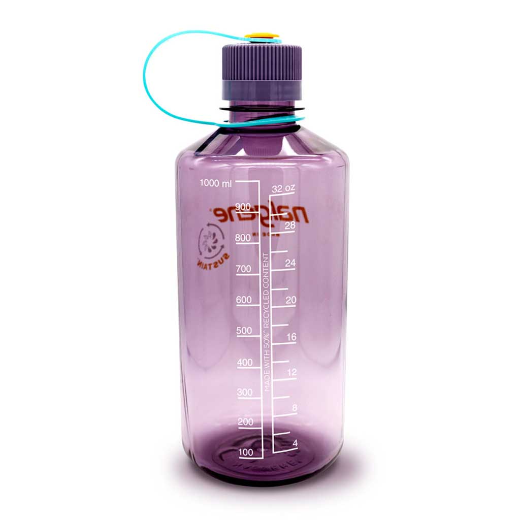 1L Narrow Mouth Tritan Sustain Nalgene N2020-1032 Water Bottles 1 Litre / Aubergine