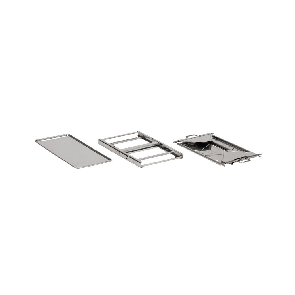 Pack and Carry Fireplace (SR) Snow Peak ST-021 Firepits One Size / Silver