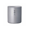 Titanium Double Wall Stacking Mug | H Series Snow Peak TW-124 Mugs 200ml / Titanium