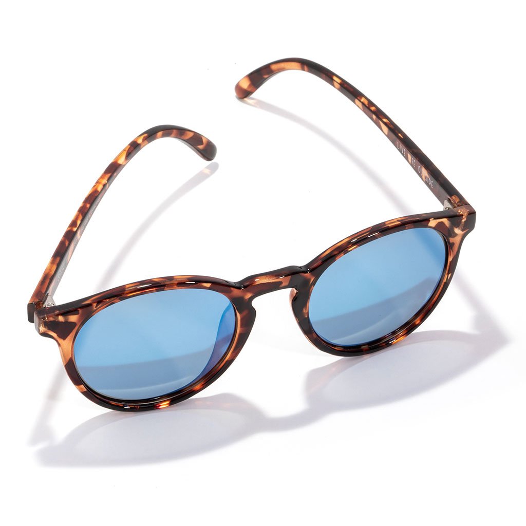 Dipsea Sunski SUN-DS-TAQ Sunglasses One Size / Tortoise/Aqua