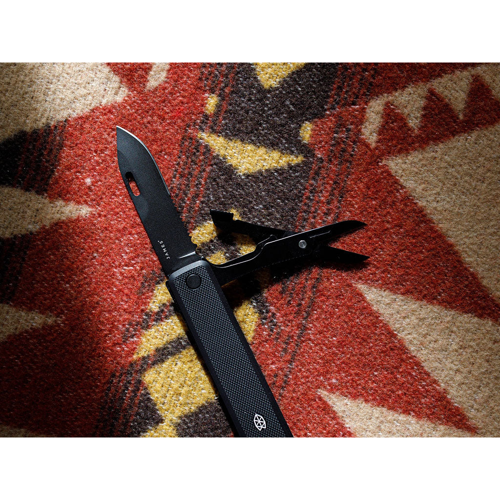 The Ellis | Scissors The James Brand KN119119-01 Pocket Knives One Size / OD Green | Black