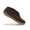 Shoe with Leather Sole