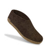 Shoe with Leather Sole