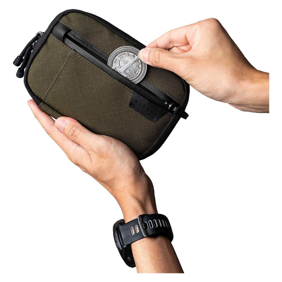 Admin Pouch Pro Alpaka AD010270522 Pouches 0.5L / Army Green | Axogrid 300D