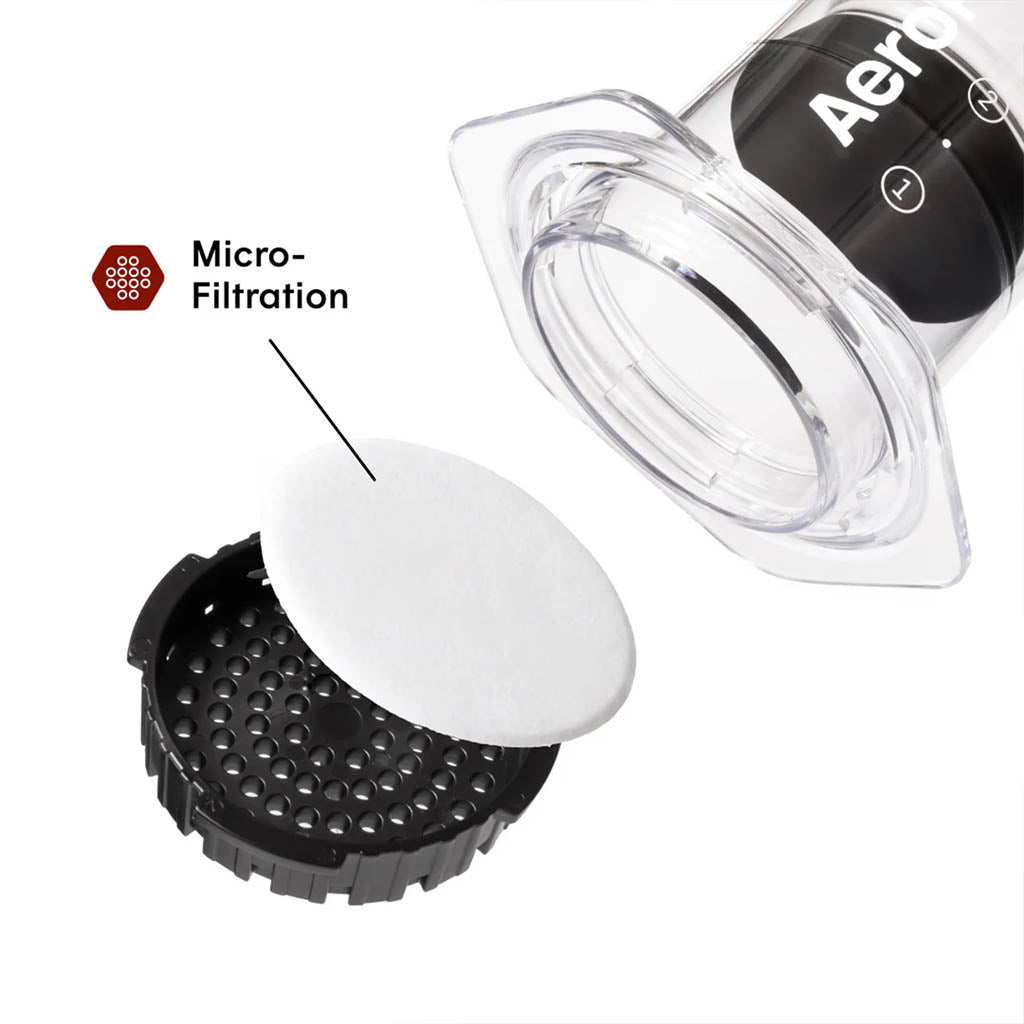 AeroPress Clear Coffee Press AeroPress 90BK05 Coffee Makers One Size / Black