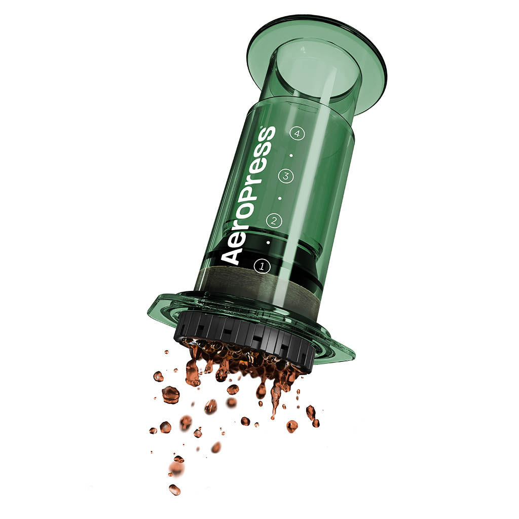 AeroPress Clear Coffee Press AeroPress 90GN05 Coffee Makers One Size / Green