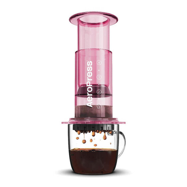 AeroPress Clear Coffee Press AeroPress 90PK05 Coffee Makers One Size / Pink