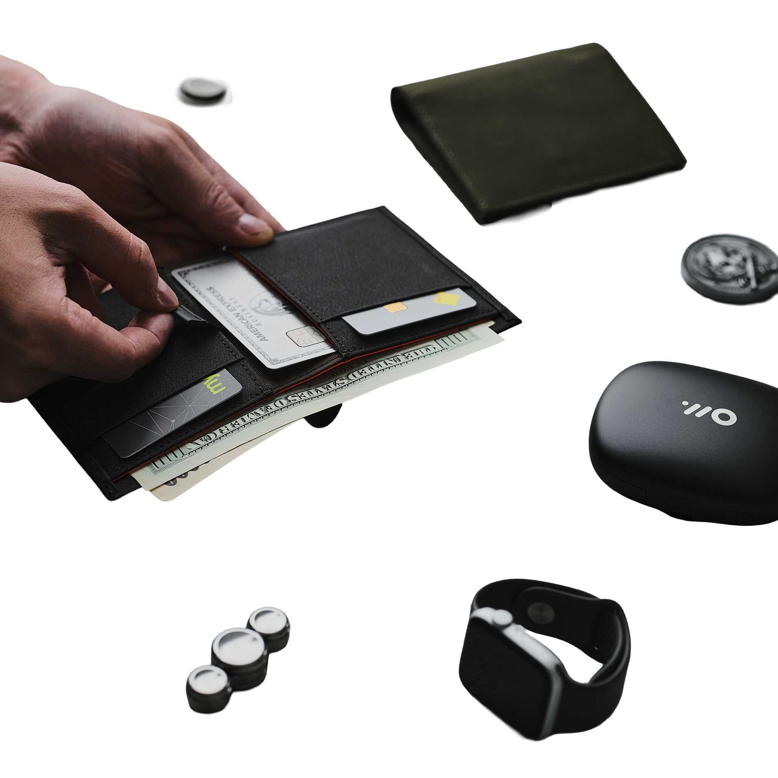 Ark Bifold Cash Wallet Alpaka AD010620121 Wallets One Size / Black | Axoflux 300D