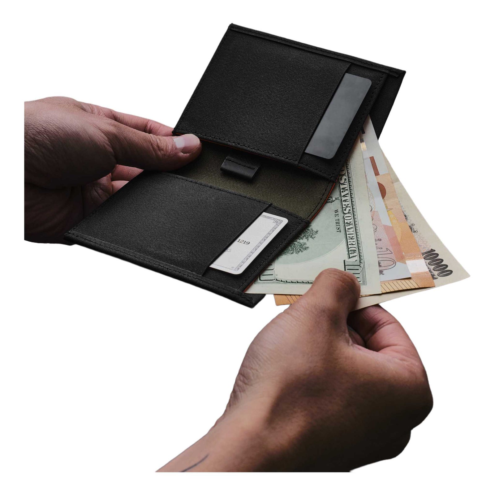 Ark Bifold Cash Wallet Alpaka AD010620122 Wallets One Size / Black | Axogrid 300D