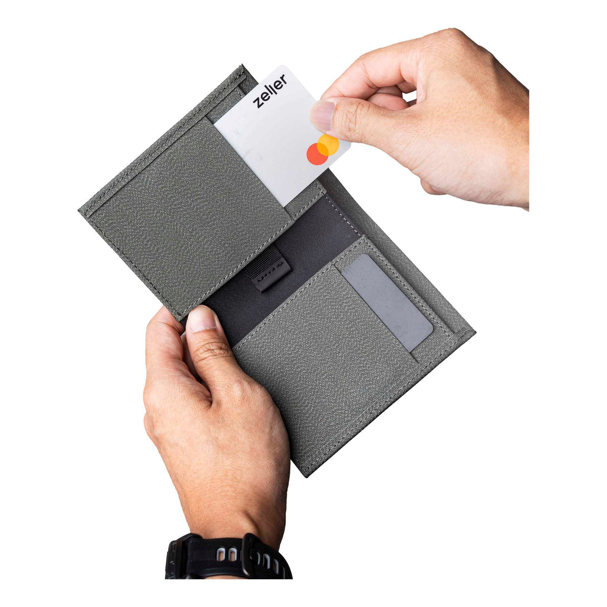 Ark Bifold Cash Wallet Alpaka AD010620221 Wallets One Size / Grey | Axoflux 300D