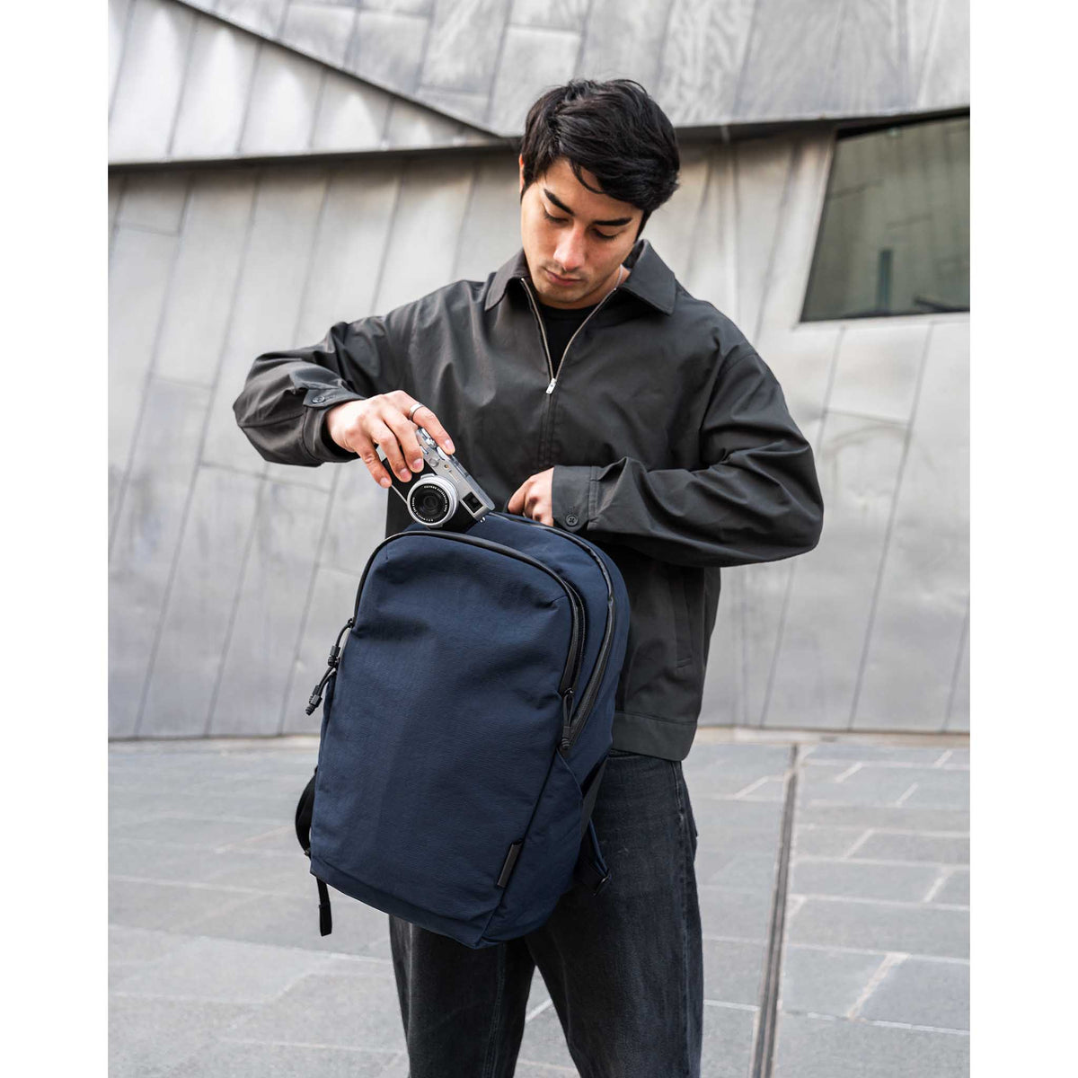 Bravo Backpack 23L Alpaka AA010610624 Backpacks 23L / Moonlight Blue | Axoflux 400D